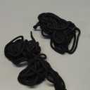 Soft Cotton Rope, 32 feet / 10m Rope, 8mm Thick, Soft Rope, Long Rope, Soft Tying Rope (Black+Black)