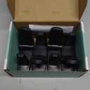 Door Lever Lock (4 Pack) Prevents Toddlers from Opening Doors. 3.25" L * 1.5" W * 4.5" H Easy One Hand Operation for Adults. Durable ABS with 3M Adhesive Backing. Simple Install (Black)