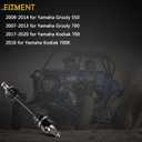 OCPTY 28P-2518E-10-00 CV Axle shaft for Yamaha Grizzly 550 2009-2014