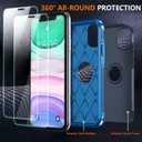 2 x SPIDERCASE Shockproof for iPhone 11 Case,[10 FT Military Grade Drop Protection] Heavy Duty Full-Body Protective Phone Case,Dark Blue