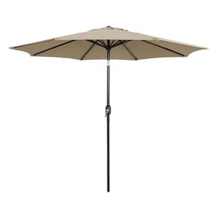 AE Outdoor 9FT Steel Beige Push-button Tilt Patio Umbrella