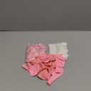 Gejoy Pink Bow Party 24 Pack 12" Balloons with 200 Pcs Bow Pink White Balloons Decor for Coquette Birthday Bachelorette Baby Shower Wedding Party Supplies