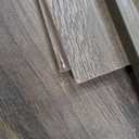 LINSY HOME Farmhouse Coffee Table with Storage, Wood Coffee Table for Living Room, Open Display Area and Storage Drawers with Metal Handles, Chic Style with Curved Base, Brown