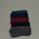 Women's Underwear High Waisted Ladies Cotton Panties Breathable Stretch Full Coverage Postpartum Brief 5Pack (Medium, (5 Pack) Black/Red/Gray/Green/Blue)