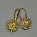 Nekeis, Gold Magnetic Curtain Tiebacks2 Pack Sparkle Crystal Flower Curtain Clips Buckle No Drilling Magnetic Window Drapery Decorative with Stretchable Wire Rope for Home Office Decoration