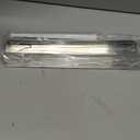 2PCS Stove Gap Covers Stainless Steel Stove Gap Filler,13.8'' to 27.5'' Adjustable Length,Oven Stove Side Gap Guards Between Stove top and Counter for Kitchen,Range Trim Kit,Heat Resistant,Silver