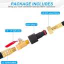 Flush Hose Fitting Kit for Yamaha,PWC WaveRunner/Sport Jet Boat Flush Fitting Kit Black Compatiable For Yamaha,LX VX VXR FXHO VX110 VX Deluxe FX Cruiser Jet Ski (Jet Boat Flush Fitting Kit-Black)