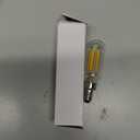 LUXRITE Vintage E12 LED Bulb 60W Equivalent, T6 T6.5, 2700K (Warm White), 500 Lumens, Dimmable Candelabra LED Tube Bulbs 5W, Clear Glass, Edison Filament Tubular Light Bulb, UL Listed (12 Pack), 10pcs Light Bulbs