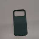 JETech Liquid Silicone Case for iPhone 17 Pro Max 6.9-Inch, Silky Soft Touch Full-Body Protection, Anti-Scratch Shockproof Phone Cover with Microfiber Lining (Midnight Green)