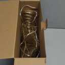 Joiedomi 9.5" Golden Christmas Star Tree Topper Radial Design, Metal Treetop Decorations with 20 LED Warm White, USB Powered Remote Control for Home Holiday Xmas Party Indoor Decor