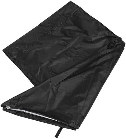 Outdoor Furniture Cover Wicker Outdoors Patio Furniture Cover Side Garden Stackable Umbrella Rack Outdoor Cushions Waterproof Rattan Furniture Covers Tablecloth Black Oxford Cloth