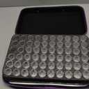 ARTDOT 60 Slots Storage Container for Diamond Art Kits for Adults, Portable Bead Storage Boxes for Diamond Painting Accessories and Tools (Medium, Black)