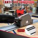 55in Track Saw Guide Rail Compatible with Milwaukee Track Saw, 55" Replacement for Milwaukee Guide Rail, Perfect Fit for Milwaukee Track Saw and Woodworking Longer Cuts