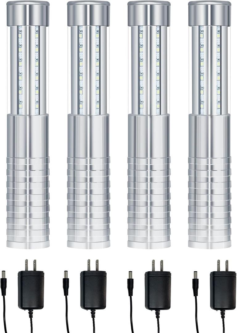 Strobe Baton Light,Rechargeable Bottle Service Lights,Reusable Handheld Champagne Bottle Girl Light,for Night Club Bar Wedding Concert Festival Activity Club Lights Parties Silver