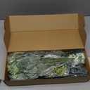 N&T NIETING 120Pcs Artificial Mixed Eucalyptus Stems Leaves Bulk, Faux Greenery Stems Branches with Baby Breath Silver Dollar Fake Eucalyptus Sprays for Wedding Decor Vase Bouquet Floral Arrangement