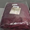 H.VERSAILTEX Real Velvet Plush 3 Piece Stretch Sofa Covers Couch Covers for 2 Cushion Couch Loveseat Covers Width Up to 72 Inch Feature Thick Soft Stay in Place (Medium Sofa, Burgundy)