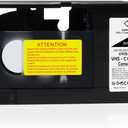 Cassette Adapter for Camcorders SVHS VHS-C to VHS, Compatible 12mm Tapes, Motorized VHSC Cassette Converter (Not Compatible with 8mm / MiniDV / Hi8)