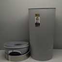 Umbra Venti Kitchen Trash Can with Swing Top Lid, Large 16-Gallon (62 L) Capacity, Grey (Gray)