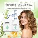 Rosemary Shampoo for Oily Scalp, Amino Acid Cleanser for Thin Hair, 2 Pack | Pocket-friendly pouch set with creamy lather, clean herbal scent and lightweight feel for gym, travel and daily routines