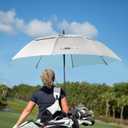 68/62/54 Inch UPF50+ Sun Umbrella UV Protection UV Umbrellas for Sun Protect Windproof Large Golf Umbrella Auto Open and Vented Double Canopy Umbrellas for Rain