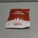 RSLOVE Women Christmas Lingerie Set with Garter Belts Sexy Santa Babydoll Teddy 4 Piece Bra and Panty Set with Hat (Small, Red)