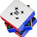 Moyu Weilong V11 SE 2025 Speed Cube 3x3 Stickerless Puzzle Cube Adjustable Tension 48 Magnets 3 by 3 Smooth Professional Magnetic Master Cube(Magnetic Matte Black Internal Version)