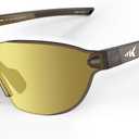 KastKing Nizini Polarized Sports Fishing Sunglasses, With PuriVex Protective Lens Coating, Rimless Wrap Design, Men Women