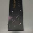 MZOO Luxury Sleep Eye Mask for Side Sleeper Men Women, Zero Eye Pressure 3D Sleeping Mask, Light Blocking Patented Design Night Blindfold, Soft Eye Shade Cover for Travel, Black