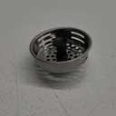Tredoni 3.25" Sink Drain Strainer with Plug - Full Body Stainless Steel Drain Filter for ~3" Drain Openings (Full Body Strainer & Plug)