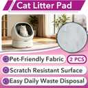 2 Pcs Cat Litter Pad Max Compatible with PETLIBRO Luma Automatic Litter Box