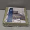 Nestl Light Sage Duvet Cover Queen Size - Soft Double Brushed Queen Duvet Cover Set, 3 Piece, with Button Closure, 1 Duvet Cover 90x90 inches and 2 Pillow Shams