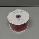 QIANF Red Velvet Wired Edge Ribbon, 2.5 Inch x 10 Yards Crushed Velvet Christmas Ribbon for Christmas Tree Decoration Gift Wrapping Garland Wreaths Bows Making