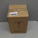 Set of 6 Natural Linen White Clip On Chandelier Lamp Shades For Chandeliers, Wall Lamps, And Other Lighting Fixtures Using E12 Bulbs 4 * 6 * 5 Inch