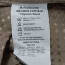 Dynamene Beige Fabric Shower Curtain - Waffle Textured Heavy Duty Cloth Shower Curtains for Bathroom, 256GSM Hotel Spa Luxury Weighted Bath Curtain Set with 12 Plastic Hooks,72x72, Beige/Khaki 