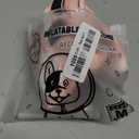 Supet Inflatable Dog Cone Collar for Large Medium Small Dogs, Soft Cone Collar for Dogs Cats, ECollar Doggie Neck Donut Dog Cone Alternative After Surgery (M(Neck 9"-12.5"), T Paw Pink)