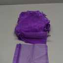 Organza Gift Bags 200 Count Drawstring 4x6 inch Purple for Baby Shower,Girl Birthday,Party Favors,Wedding,Bridal Shower,Bulk Sheer Fabric Mesh Decorative Sparkly Sachet for Jewelry,Candy,Card
