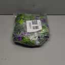 Dallisten Wisteria Artificial Flowers Garland, 4Pcs 7.2Ft/Piece Silk Fake Wisteria Vine Kit, Hanging Flower for House Outdoor Garden Ceremony Outside Wedding Arch Floral Decor (4, Purple)