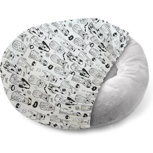 Round Dog Bed Covers Replacement Washable, Dog Bed Washable Cover, for All Shapes (Medium (Up to 36))