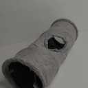 Collapsible Cat Tunnel with Play Ball - Durable Suede Indoor Play Tube for Cat, Puppy, Kitten, Rabbit (Small)