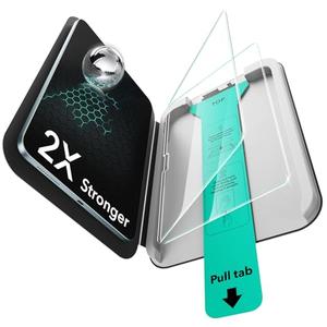 ESR 2 Pack Screen Protector for iPad Air 13 Inch M3/M2 2025/2024 (7th/6th Generation), 9H Tempered Glass Film with UltraFit Tray, Apple Pencil Support, Scratch Resistant, HD Clarity, Bubble Free