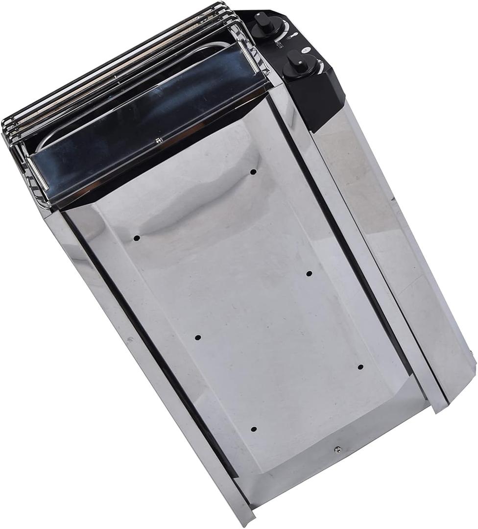 Stainless Steel Sauna Heater, 3.6KW Easy to Install and Maintain Internal Control Type Heater Home Sauna Room Sauna Stove