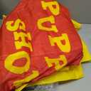 Alvantor® Lemonade Stand Puppet Show Theater Pretend Playhouse Play Tent Kids on Stage Doorway Table Top Sets for Toddlers Curtain Foldable Rods Children Dramatic Furniture, 28"X20"X41"H, Yellow