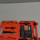 Orion Motor Tech Power Steering Pump Pulley Puller Installer Tool Set, Pump Pulley Remover Installer Tools Compatible with Ford, GM, and Chrysler (Red)