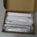 Rergy 10 Pack White Cabinet Pulls 5 inch Finger Pull for Cabinets Edge Aluminum Alloy Hardware for Dresser Drawer Cupboard Handles