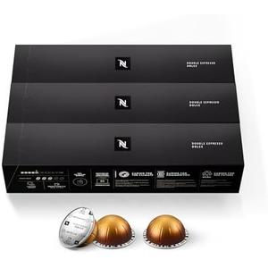 Nespresso Capsules Vertuo, Double Espresso Dolce, 50-Count Espresso Pods, Brews 2.7 oz.