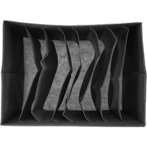 Keep Your Room Tidy Compact Underwear Organizer Foldable Socks Case Multi-compartment Storage Box for Clothing
