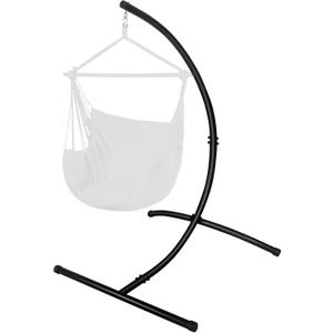 GOUTIME Hammock Chair Stand Only, Hanging Swing Egg Chair Stands Frame Holder, Heavy Duty Steel C Stand for Indoor Outdoor, Max Load 350 LBS