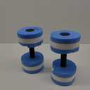 BigBoss Sports Aquatic Exercise Dumbbells Aqua Fitness Barbells Exercise Hand Bars-Set of 2 (blue)