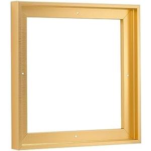 Pixy Canvas Floater Frame 8x8 for 3/4 (0.75) inch Deep Canvas Paintings/Canvas Prints/Wood Canvas Panels/Wall Art/Wall Decor/Home Decor/Artwork (Brass Gold, 8 x 8 inch, Square)