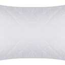Niagara Sleep Solution Quilted Pillows for Sleeping 2 Pack Standard Size White Side Stomach Back Sleepers Super Soft Hotel Quality Pillows Pair Premium Super Soft Hollow Fiber Filled Down Alternative